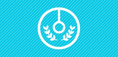 3M Littmann Learning Institute icon in white on cyan background.
